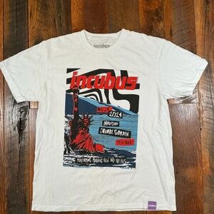 Incubus 2024 Tour Madison Square Garden Limited Edition Concert T-Shirt  LARGE